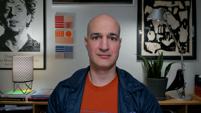 Image from a Logitech Brio 4K before adjustments