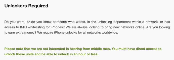 How dodgy unlocking services work