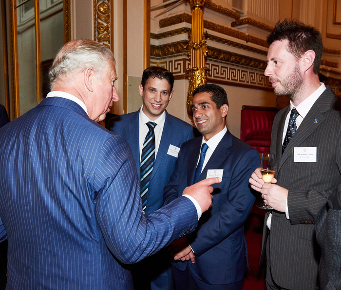 Prince Charles speaking with Andy about GDPR Prince Charles speaking with Andy about GDPR
