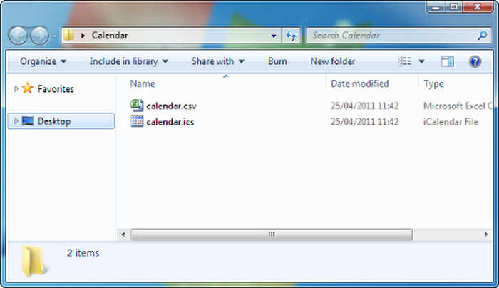 Citas del calendario extraídas de una copia de seguridad de BlackBerry Calendar appointments extracted from a BlackBerry backup