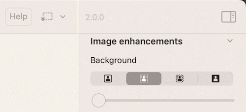 Click the dropdown arrow for recording settings Click the dropdown arrow for recording settings