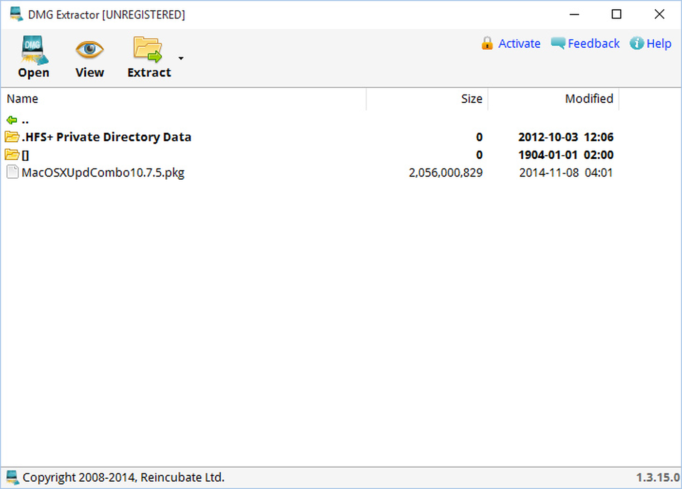 convert dmg to raw image