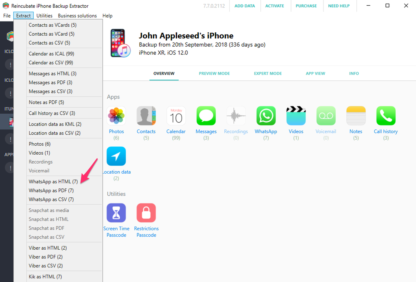 reincubate iphone backup extractor bill reincubate iphone backup extractor bill