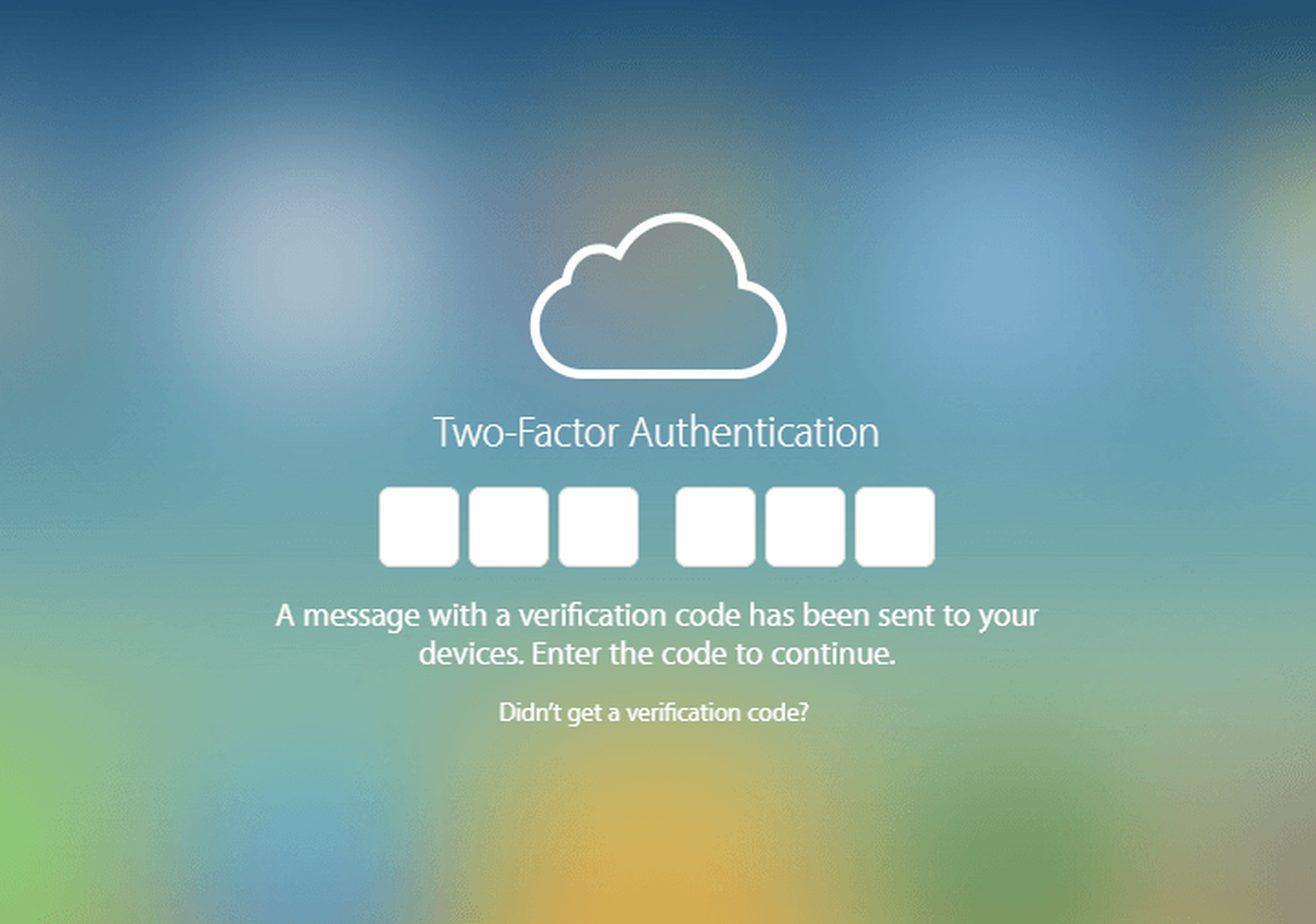 Icloud двухфакторная аутентификация