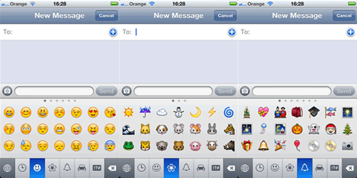 Ios 5 Smsおよびimessageで追加された絵文字のサポート