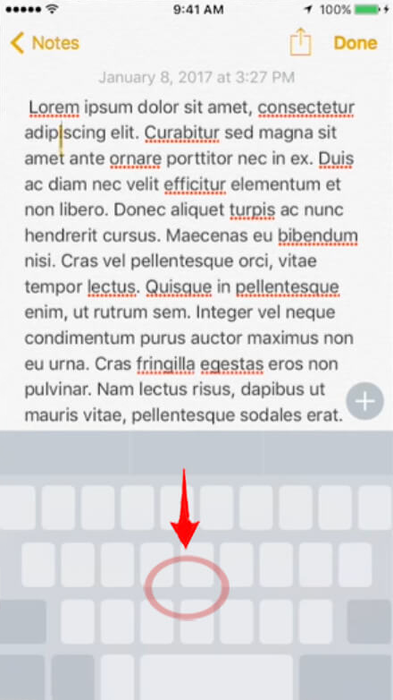 強制タッチ/ 3Dタッチでカーソルを移動します Force touch / 3D touch to move your cursor