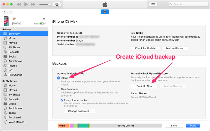 how to backup iphone to icloud iphone 8