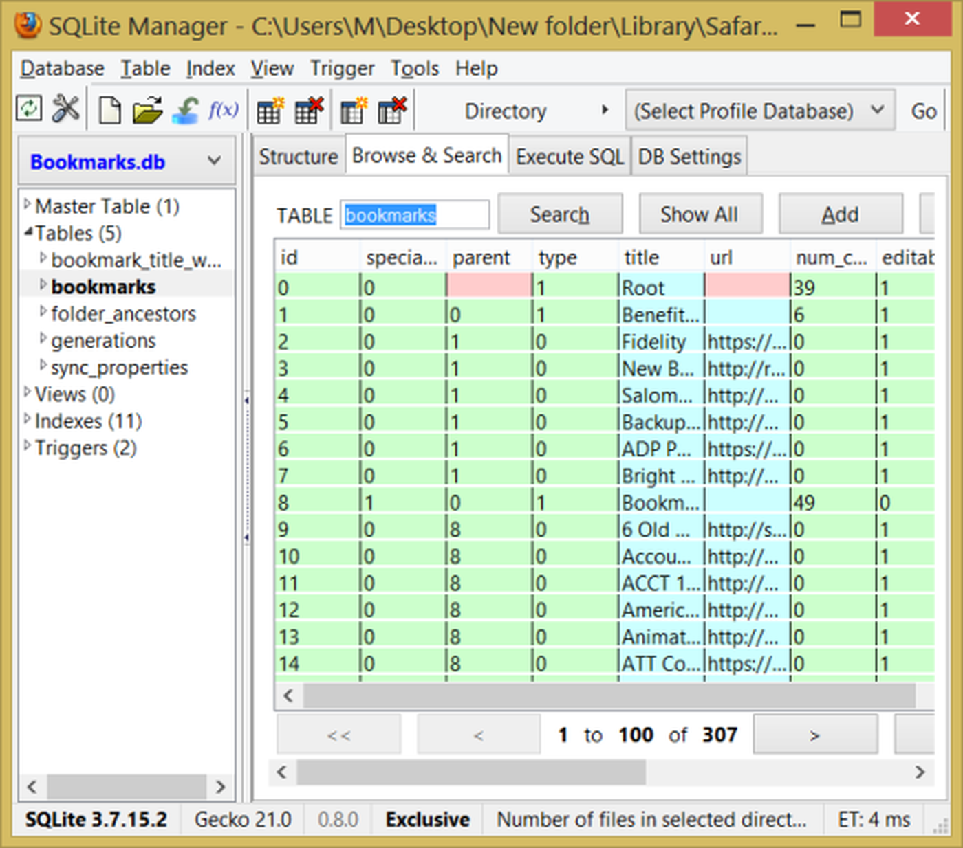 How to recover deleted Safari browser history and bookmarks