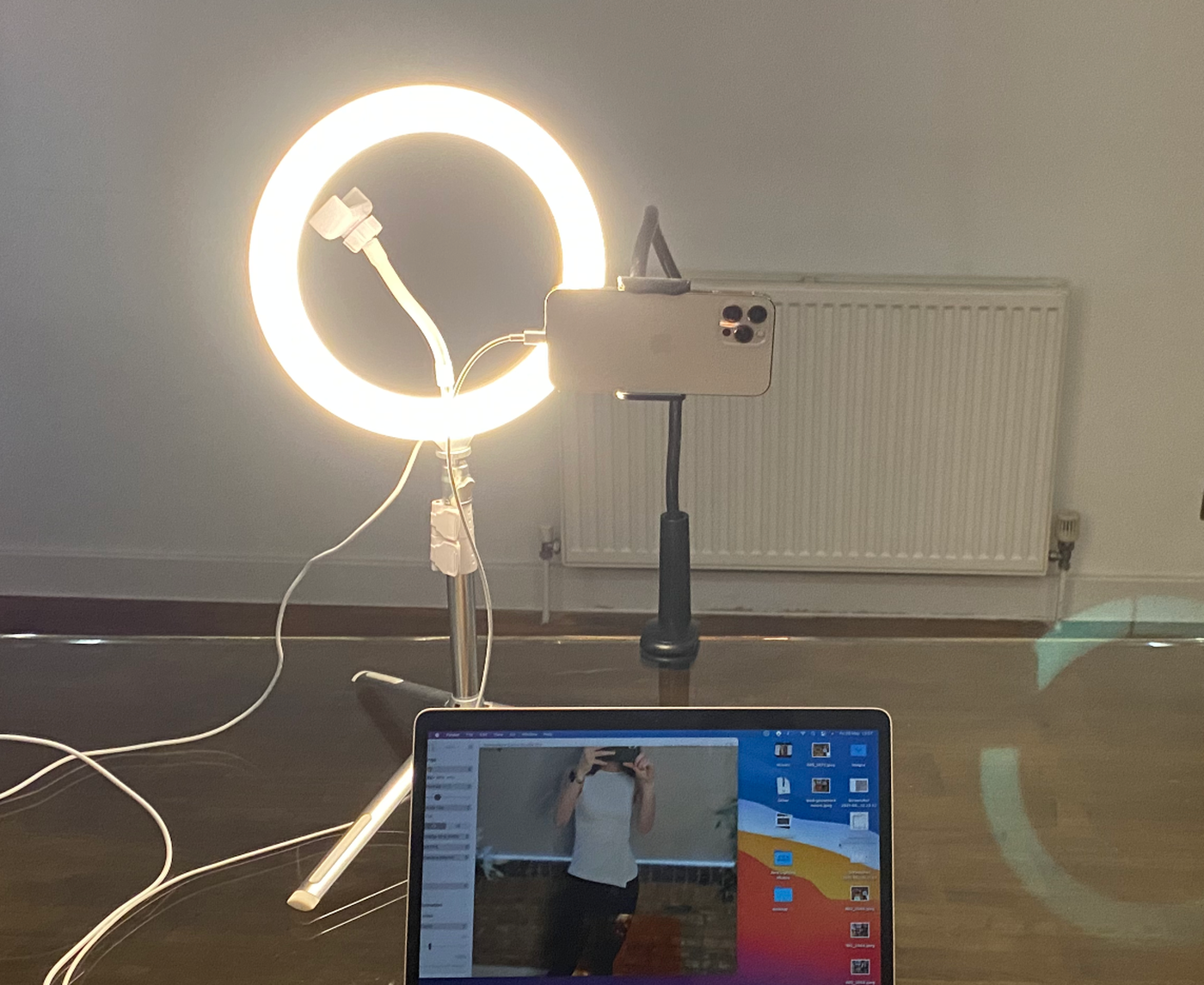 What we bought: This LED desk lamp gave me the best lighting for video calls